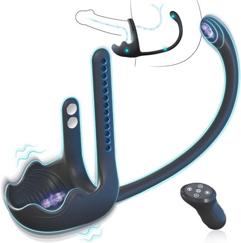 Hellofuntoys™ Prostate & Taint Stimulator - Adjustable Vibrating Cock Ring & Remote Control Anal Massager