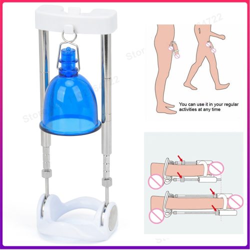 Penis Enlargement Set With Hanger, Belt, Stretcher, Vacuum Pump, And Masturbator For Men'S Sexual Enhancement