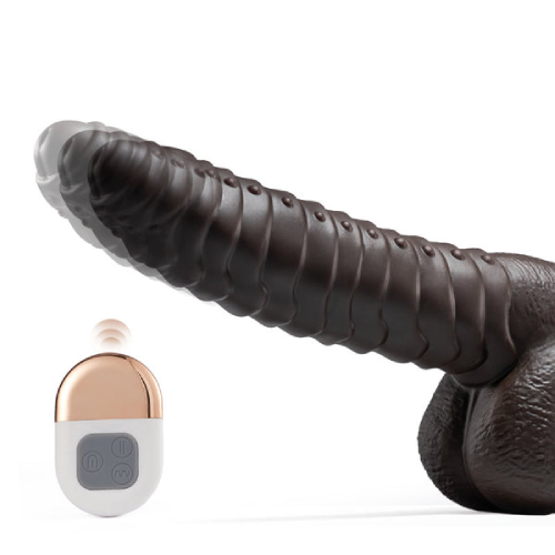 Rattlesnake 5 Vibrating 3 Thrusting Heating Function Fantastic Dildo 8.70 Inch