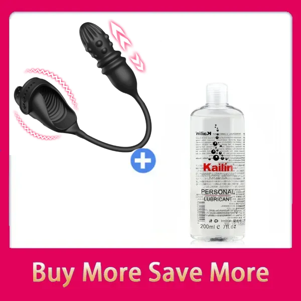 Hellofuntoys™ 7 Thrusting 7 Vibrating Prostate Massager & Penis Vibrator For Men Couple Sex Toy