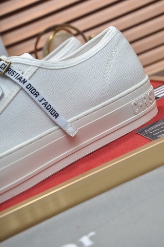 Dior Walk'N'Dior Low Top White Canvas (W)