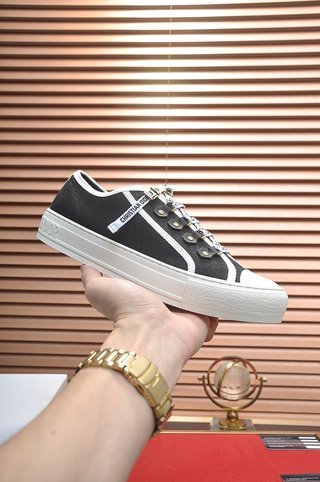 Dior Walk'N'Dior Low Top Black Canvas (W)