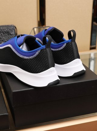 Dior B25 Zip Low Blue Black White