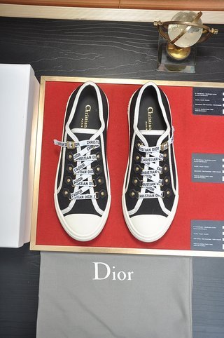 Dior Walk'N'Dior Low Top Black Canvas (W)