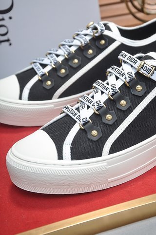 Dior Walk'N'Dior Low Top Black Canvas (W)