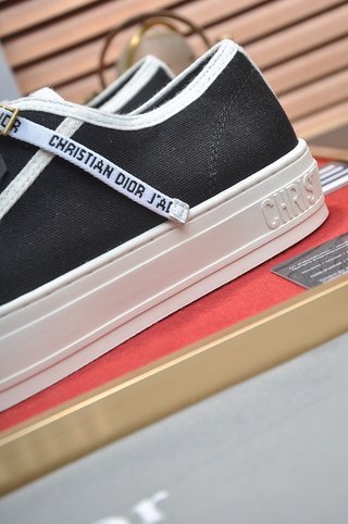 Dior Walk'N'Dior Low Top Black Canvas (W)