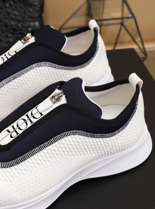 Dior B25 Low Top White Navy
