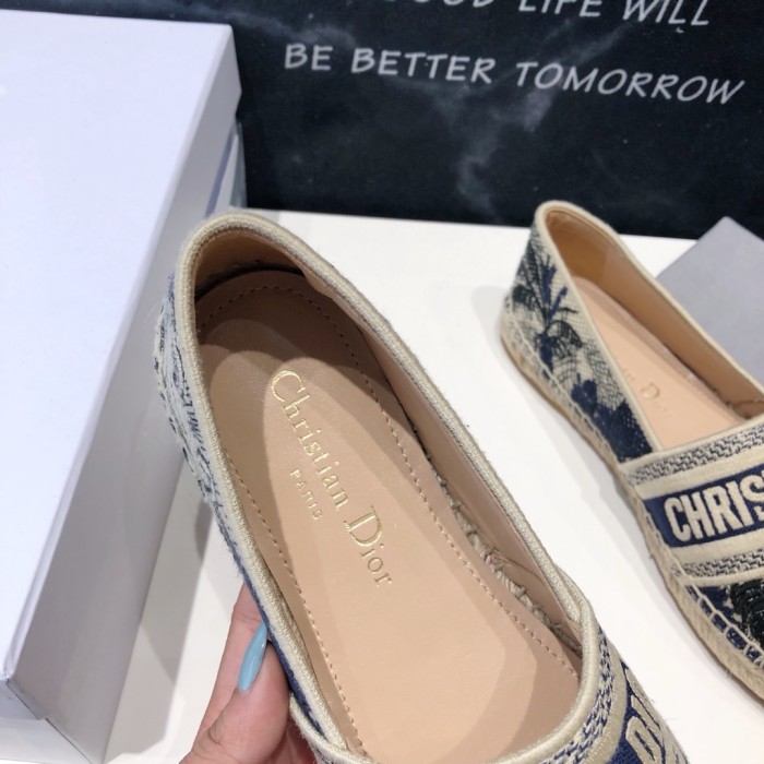 DIOR Granville Women's Casual Shoes Women's Blue White