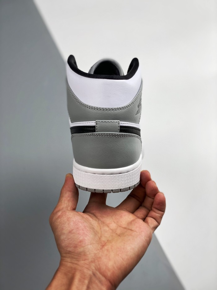 Jordan 1 Mid Light Smoke Grey