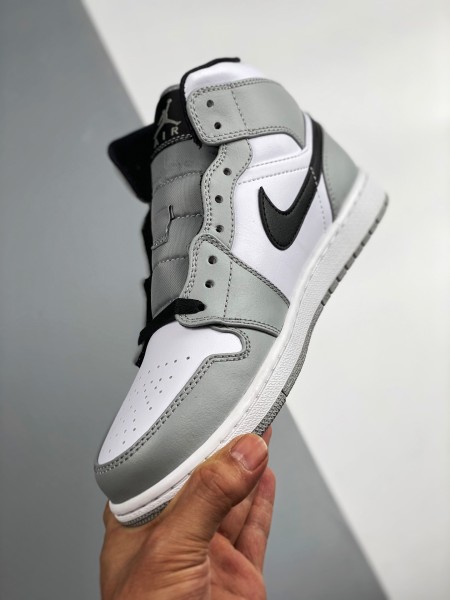 Jordan 1 Mid Light Smoke Grey