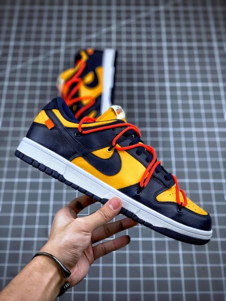 Nike Dunk Low Off-White University Gold Midnight Navy