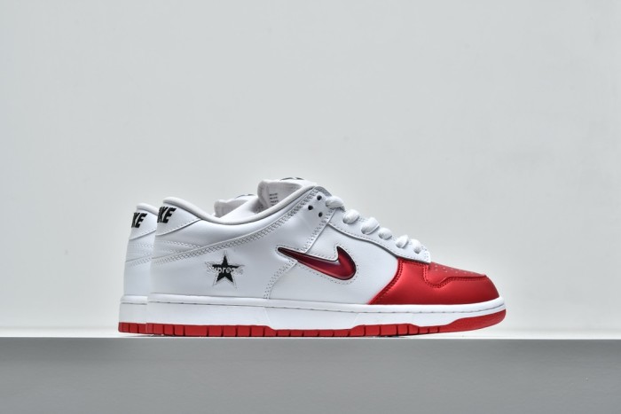 Nike Dunk SB Low Supreme Jewel Swoosh Red