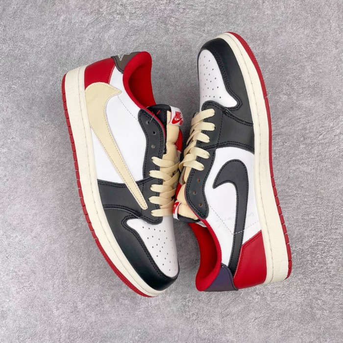 Jordan 1 Retro Low Travis Scott Black Red
