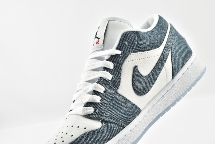 Jordan 1 Retro Low Canvas White Denim (W)