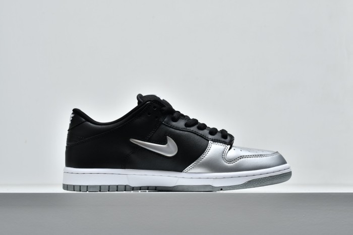 Nike Dunk SB Low Supreme Jewel Swoosh Silver
