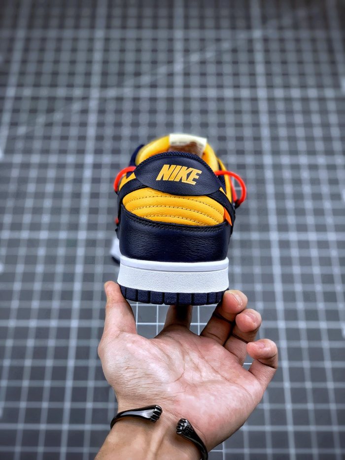 Nike Dunk Low Off-White University Gold Midnight Navy
