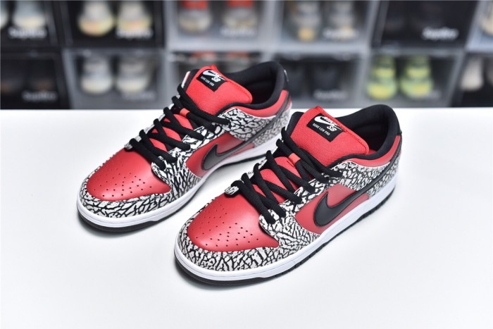Nike Dunk SB Low Supreme Red Cement