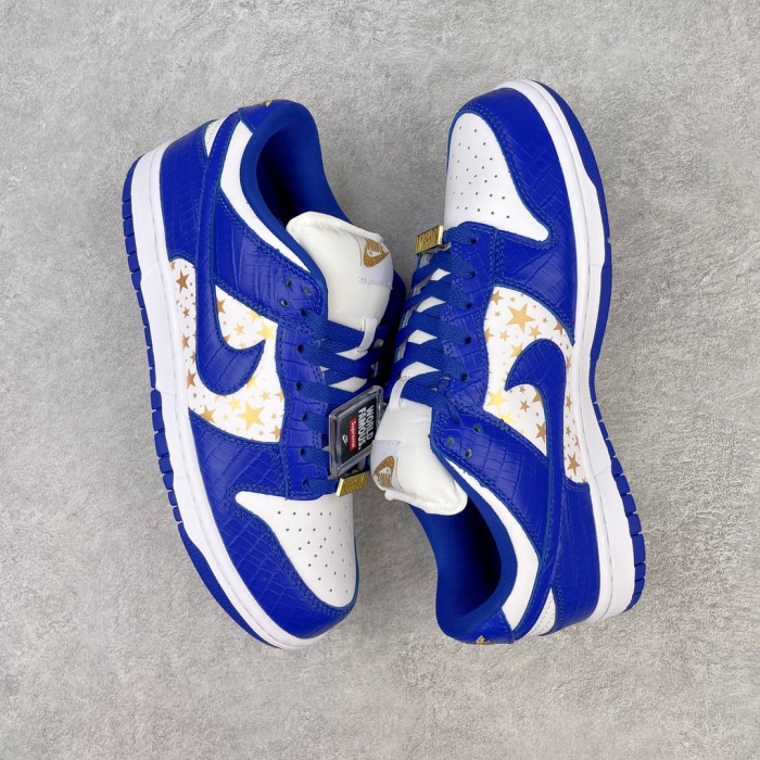 Nike Dunk SB Low Supreme Stars Hyper Royal