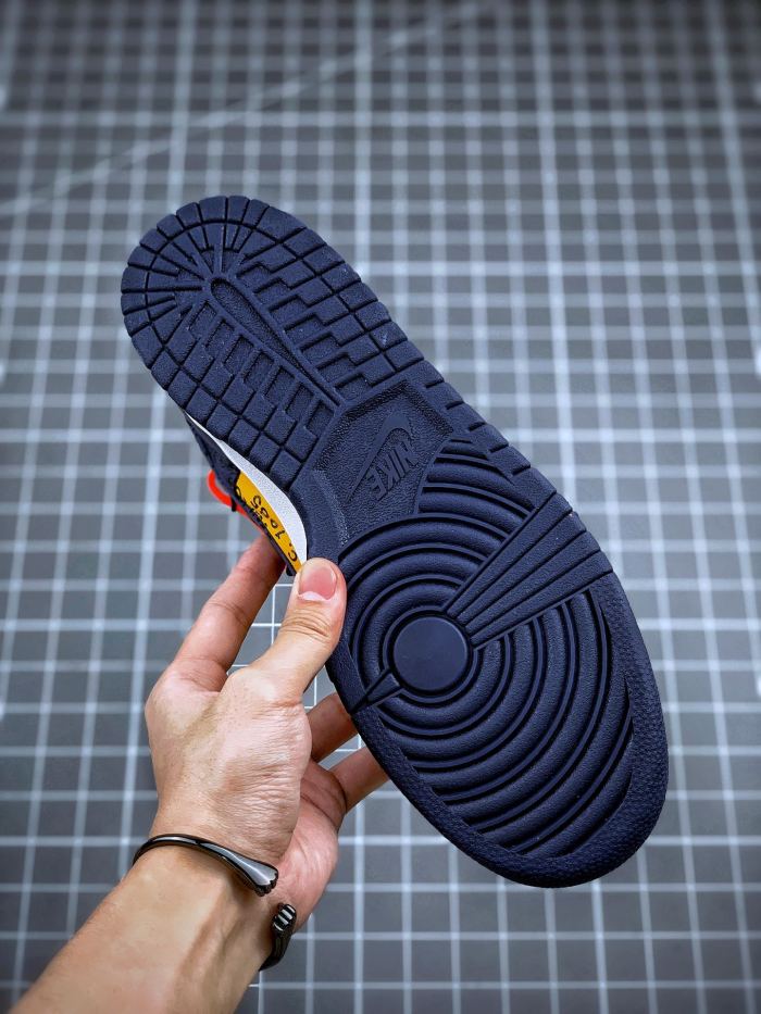 Nike Dunk Low Off-White University Gold Midnight Navy