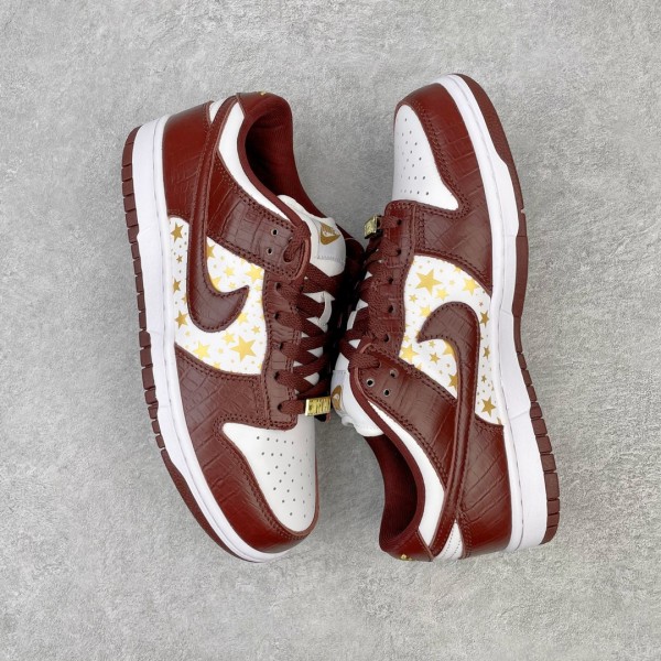 Nike Dunk SB Low Supreme Stars Barkroot Brown