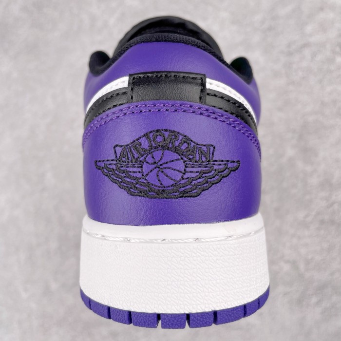 Jordan 1 Low Court Purple White