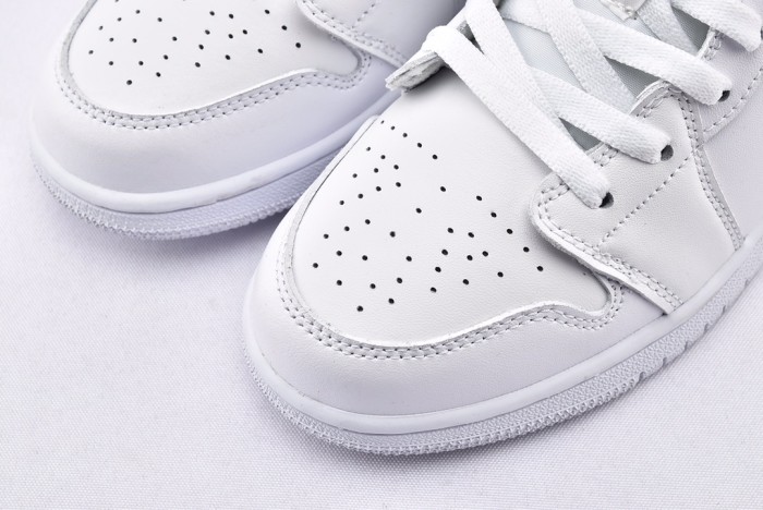 Jordan 1 Low White Multi-Color Swoosh