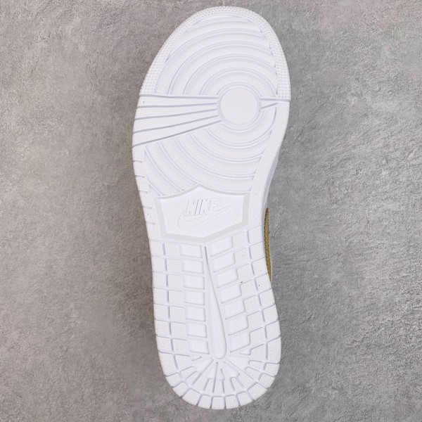Jordan 1 Low White Metallic Gold (W)