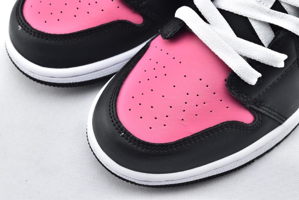 Jordan 1 Low Black Active Fuchsia