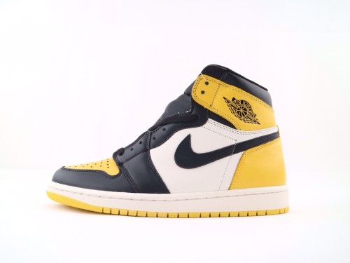 Jordan 1 Mid Yellow Toe Black