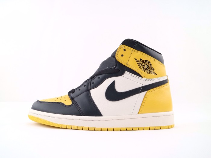 Jordan 1 Mid Yellow Toe Black