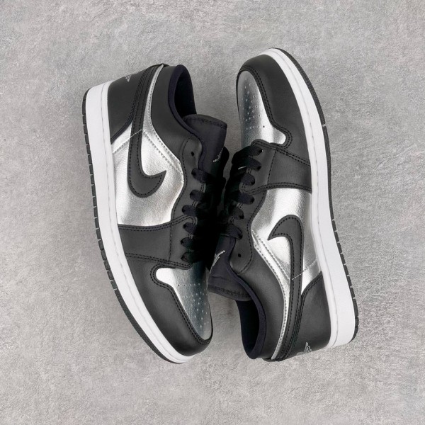 Jordan 1 Low SE Black Metallic Silver
