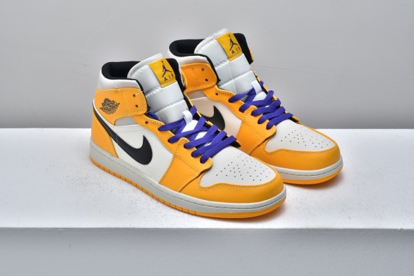 Jordan 1 Mid SE Lakers