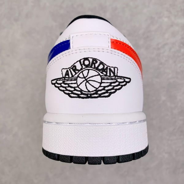 Jordan 1 Low White Multi-Color
