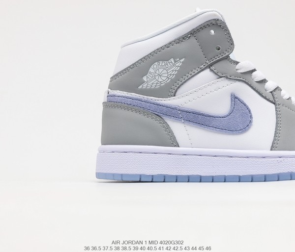 Jordan 1 Mid Wolf Grey Aluminum (W)