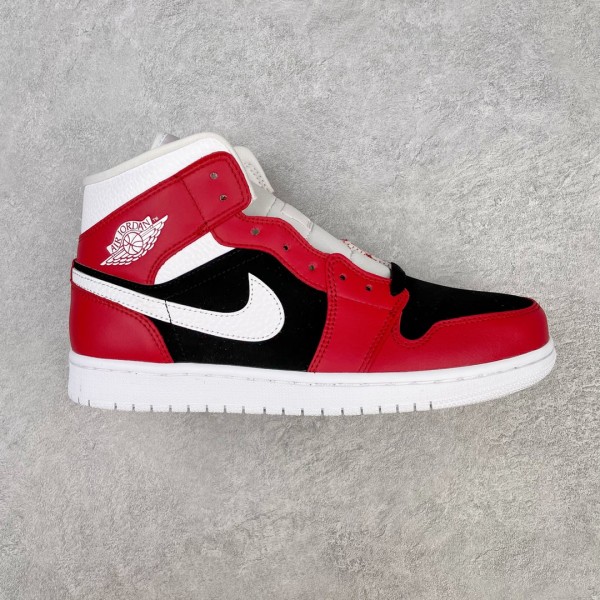Jordan 1 Mid Gym Red Black (W)