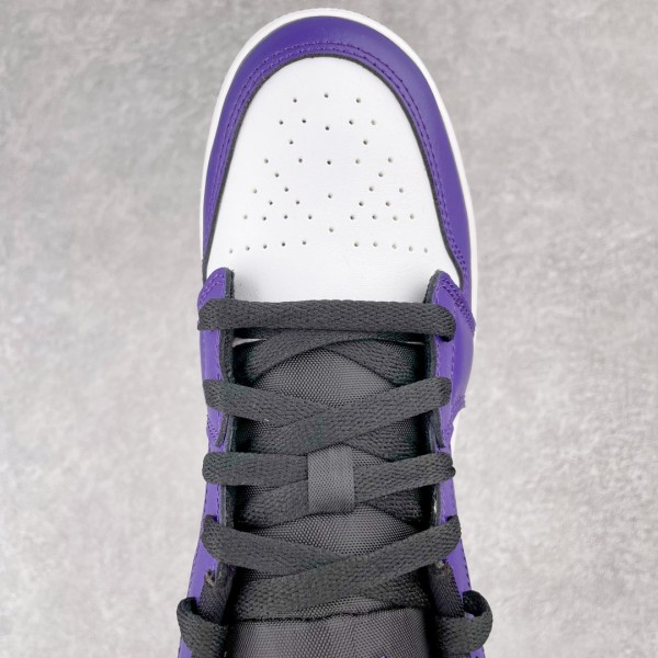 Jordan 1 Low Court Purple White