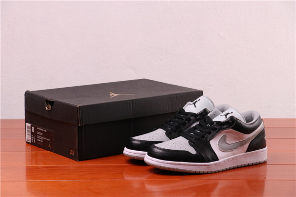 Jordan 1 Low Black White Grey