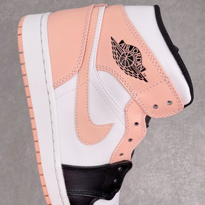 Jordan 1 Mid Arctic Orange Black Toe