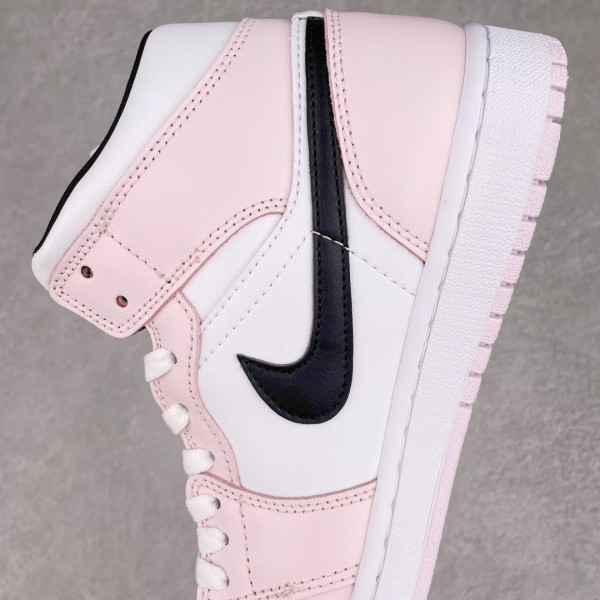 Jordan 1 Mid Barely Rose