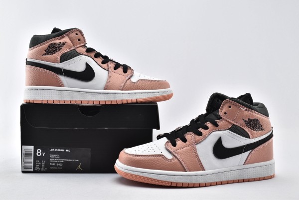 Jordan 1 Mid Pink Quartz