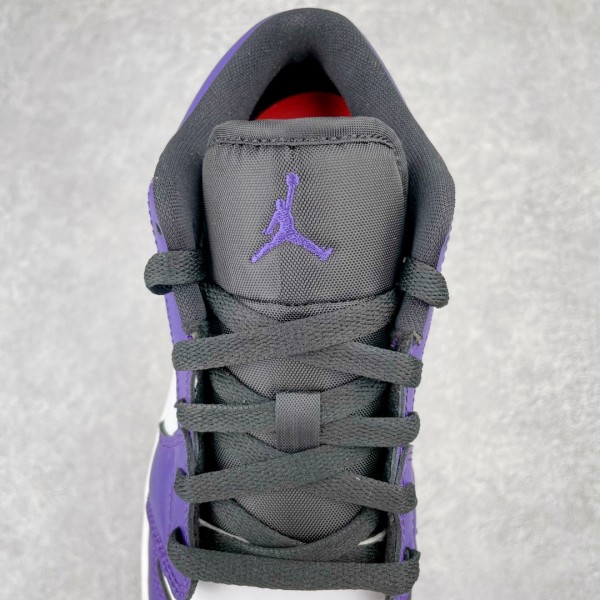 Jordan 1 Low Court Purple White