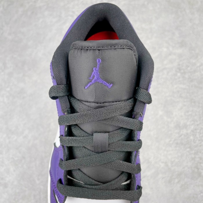 Jordan 1 Low Court Purple White