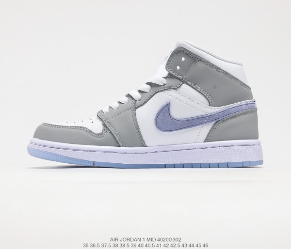 Jordan 1 Mid Wolf Grey Aluminum (W)