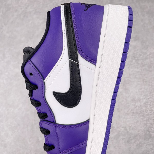 Jordan 1 Low Court Purple White