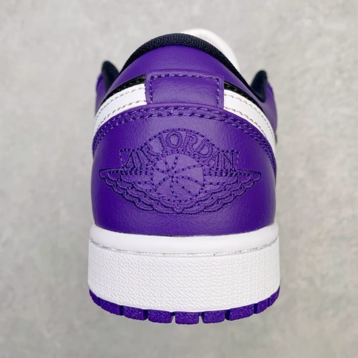 Jordan 1 Low Court Purple Black