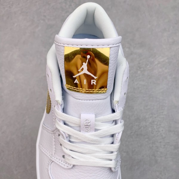 Jordan 1 Low White Metallic Gold (W)