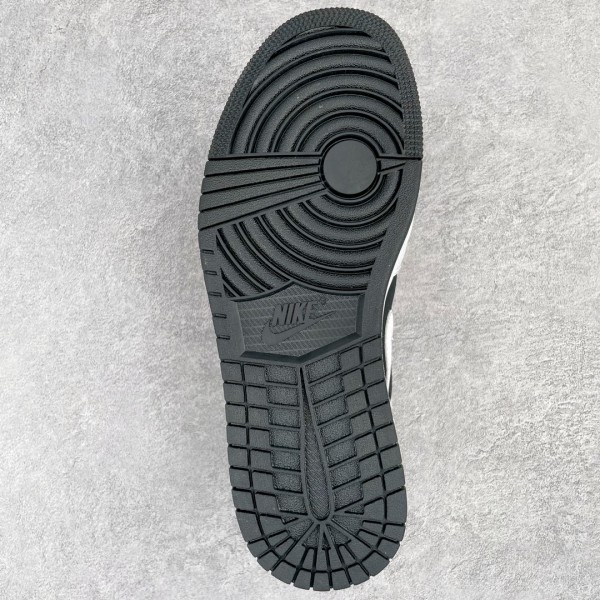 Jordan 1 Mid White Black