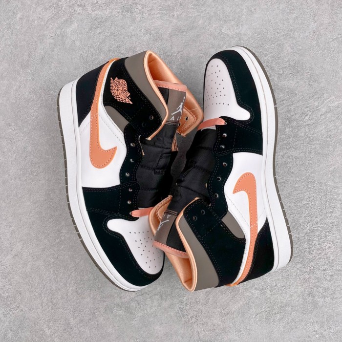 Jordan 1 Mid Peach Mocha