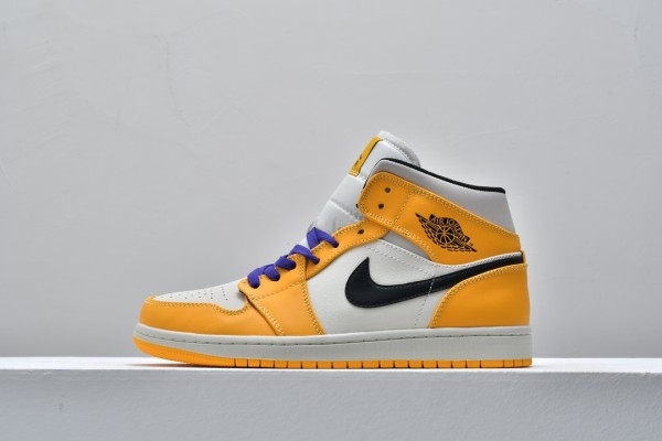 Jordan 1 Mid SE Lakers