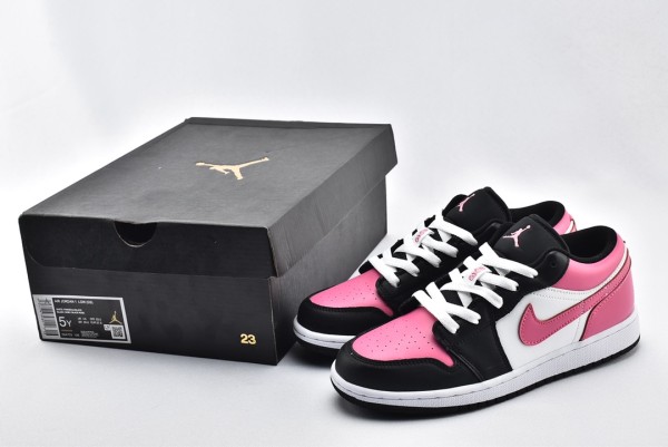 Jordan 1 Low Black Active Fuchsia